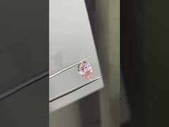 3.01CT Fancy Light Pink VS1 2EX CVD Lab Tumbuh Berlian Pear Cut IGI Sertifikat