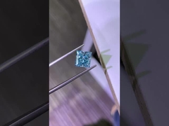 3.2CT Fancy Intense Blue VS1 2EX CVD Lab dewasa Diamond Princess Cut IGI Sertifikat
