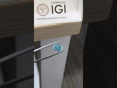 3.55ct Diamanten Lab Tumbuh Radiant Cut HPHT Fancy Vivid Biru VS2 2EX N IGI ♪ LG626468348