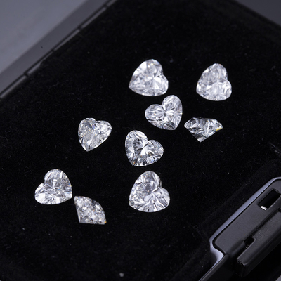 Beli DEF Warna VVS Kejernihan Berlian Kecil Melee 2.4-2.7x4.3-4.5mm 0.01 hingga 0.68ct Bentuk Hati Putih online manufacture