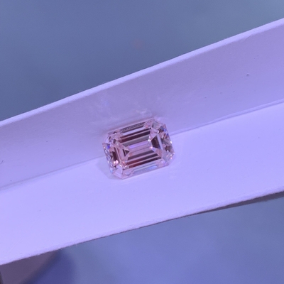 Beli 5.03 Karat Emerald Cut CVD Dibuat Pink Diamond OEM ODM online manufacture
