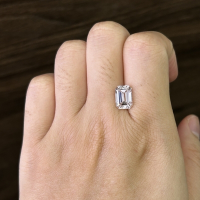 Beli 3.22ct Emerald Cut Lab Diamond CVD F VS1 VG EX N IGI LG630433830 online manufacture