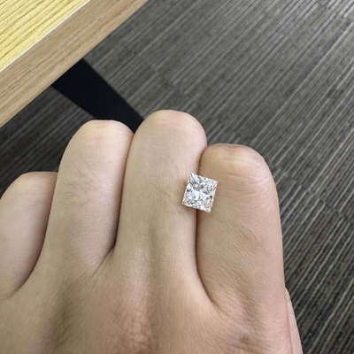 Beli 2.06CT F VS2 EX VG CVD Laboratorium Diproduksi Berlian Putri Brillant Cut online manufacture