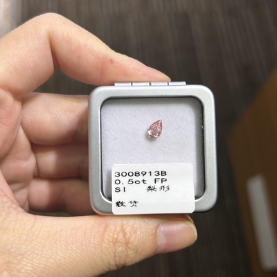 Beli 0.5ct VS1 Clarity Light Pink Lab Menumbuhkan Diamond Pear Cut online manufacture