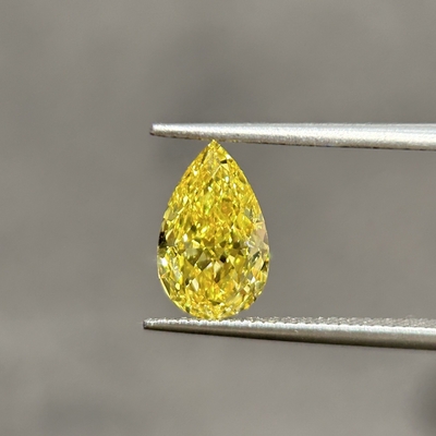 Beli 1.66ct VVS2 Lab Canary dewasa Diamond CVD HPHT Fancy VIVID Kuning online manufacture