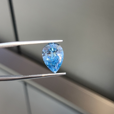 Beli 3.1ct VS1 Pear Cut Lab Diamond Fancy BLUE LG617411358 online manufacture