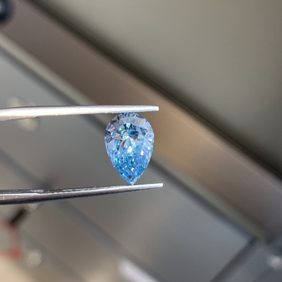 Beli Fancy VIVID Biru VS2 2EX N IGI Berbentuk Pear Lab Diamond 2.11ct online manufacture