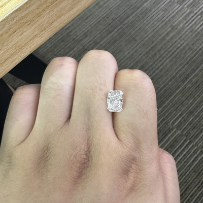 Beli 3.07ct Diamonds Lab Grown Radiant Cut F VS1 2EX N IGI OEM ODM online manufacture