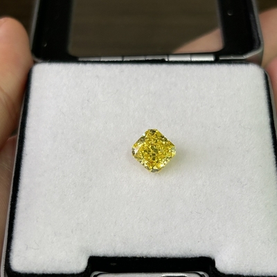Beli 2.03ct VS2 Yellow Diamond Lab Tumbuh CVD HPHT Lab Tumbuh Berlian online manufacture