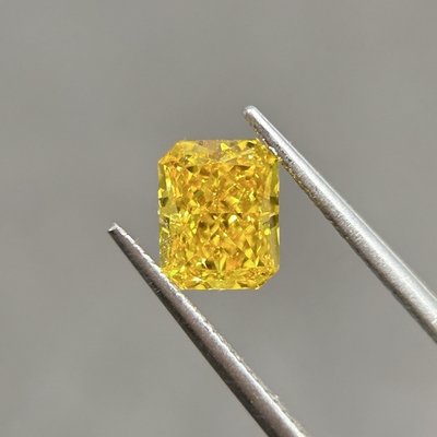 Beli 1.27ct VS1 2EX N IGI Kuning Laboratorium Berlian Tumbuh Radian Potong HPHT online manufacture