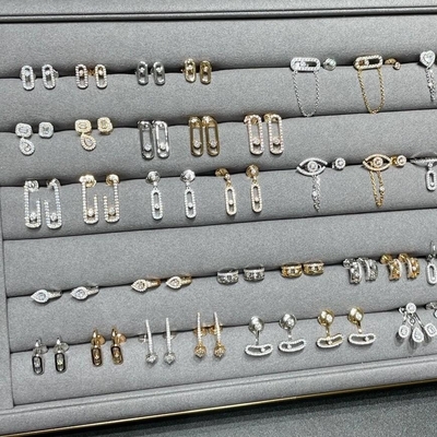 Beli 18k Massive Gold Perhiasan halus Replika Perhiasan H Warna SI1 Kejernihan online manufacture