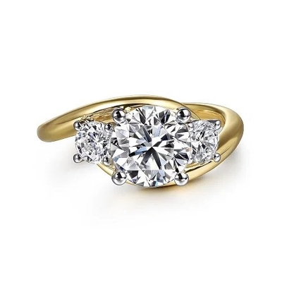 Beli 18K 14K 10K Emas Asli Disesuaikan China Pabrik 1 karat 2 karat DEF VVS VS Lab Tumbuh Berlian Cincin Pertunangan online manufacture