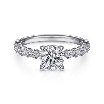Beli 18K 14K 10K Emas Asli Disesuaikan China Pabrik 1 karat 2 karat DEF VVS VS Lab Dibuat Berlian Cincin Pertunangan online manufacture