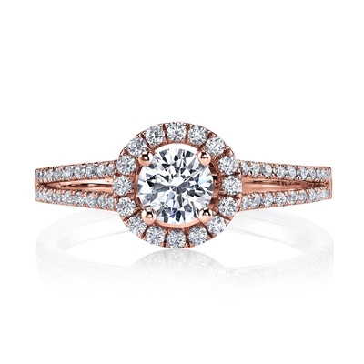 Beli Laboratorium Dibuat Berlian Halo Cincin 18K 14K 10K Solid Gold Disesuaikan online manufacture