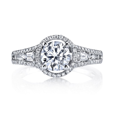 Beli 18K 14K 10K 9K Platinum Halo Lab Dibuat Berlian Cincin Pertunangan 1 sampai 3 karat online manufacture
