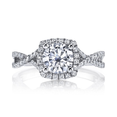 Beli Custom Synthetic Diamond Wedding Rings Twist 18K 14K 10K Solid Gold online manufacture
