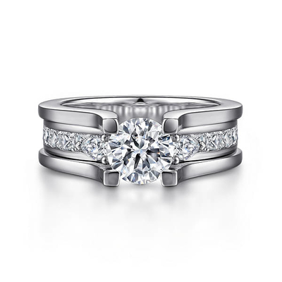 Beli Prong Setting Lab Berukuran Berlian Cincin Pernikahan VVS Clarity Customized Pattern online manufacture