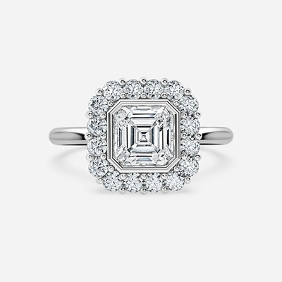Beli Lab Tumbuh Diamond Wedding Band VVS Clarity HPHT Putri Cut Ring dalam Bentuk Bulat online manufacture