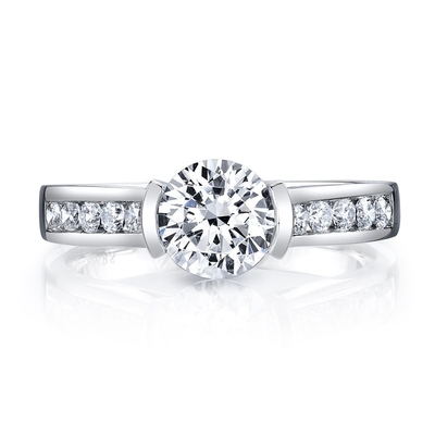 Beli Lab Diamond Wedding Band VVS Clarity HPHT Round Cut Lab Diproduksi Diamond Ring online manufacture
