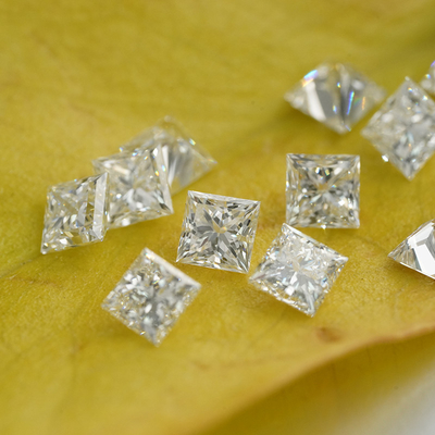Princess Cut White Melee Diamonds HPHT 1,8 hingga 4,1 mm 0,01 hingga 0,47ct