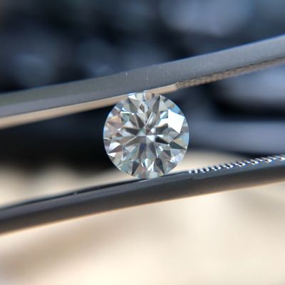 Potongan bulat 1.85CT H VVS1 ID EX CVD Lab Berlian yang Tumbuh