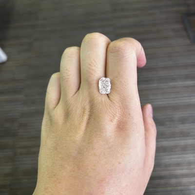 3.15CT VS1 H Perhiasan Lab yang dibuat berlian