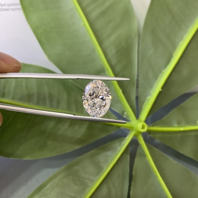 VS1 G 7 Karat Lab Tumbuh / Dibuat Berlian Oval Oval Brillant Cut