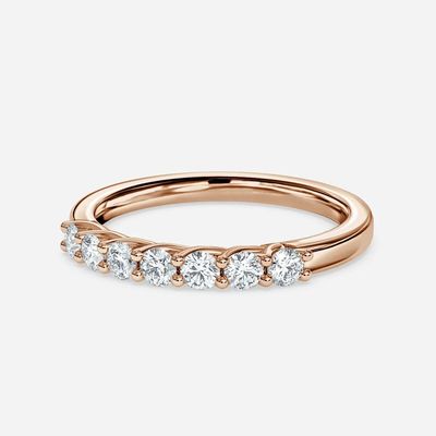 18K 14K 10K 9K PT Lab Tumbuh Berlian Pave cincin pertunangan 1 sampai 3 karat