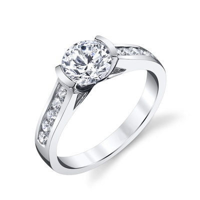 Perhiasan Klasik LGD Diamond Ring 1 hingga 3 Karat 18K 14K 10K 9K Platinum