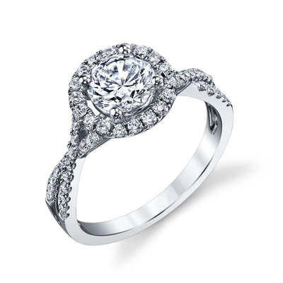Lab Diamond Wedding Band VVS Clarity HPHT Round Cut Lab Diproduksi Diamond Ring